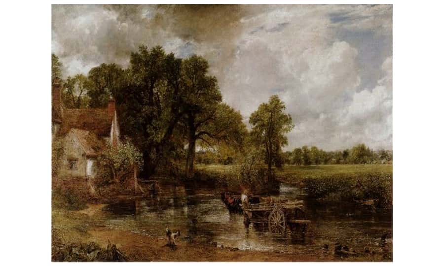 John Constable, The Hay Wain (charrette de foin), 1821